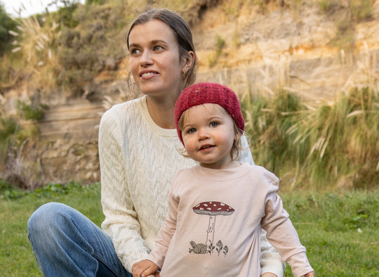 A moment in Taranaki with mum, meal planner extraordinaire and Perriam muse, Nikki Crerar.