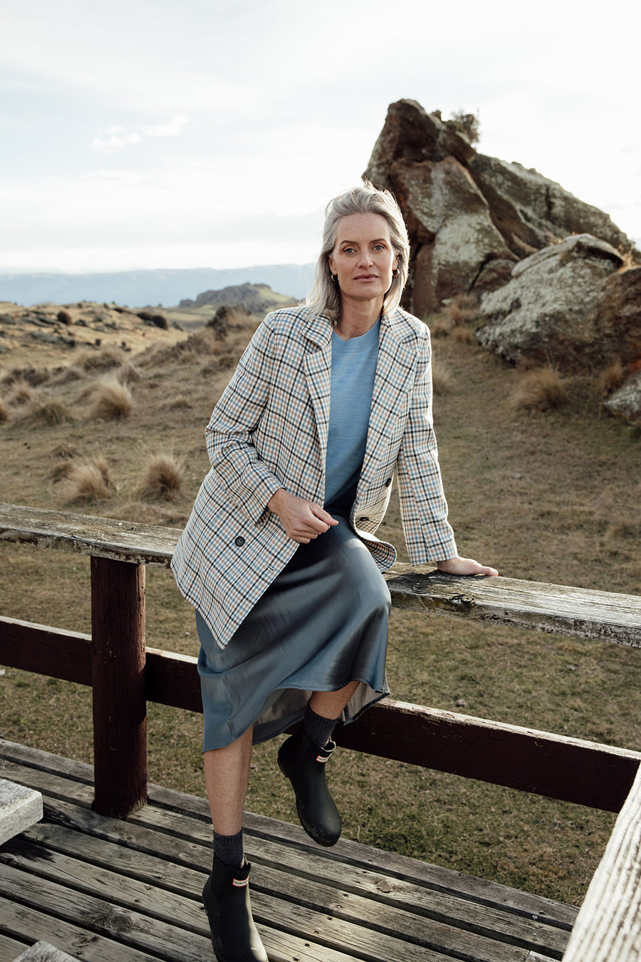 The Scanlan Wool Blazer - Check