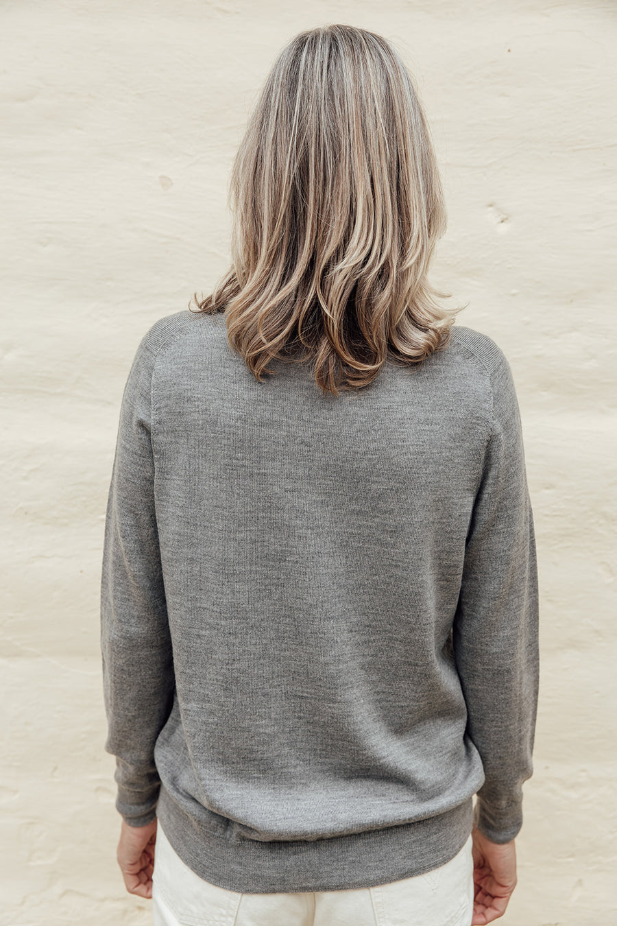 Classic Merino Crew - Ash Marle