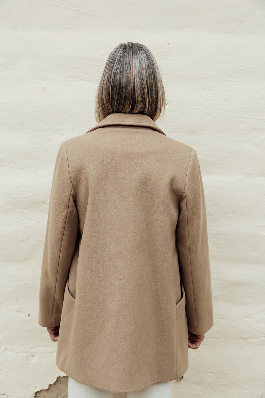 The Scanlan Wool Coat - Tan