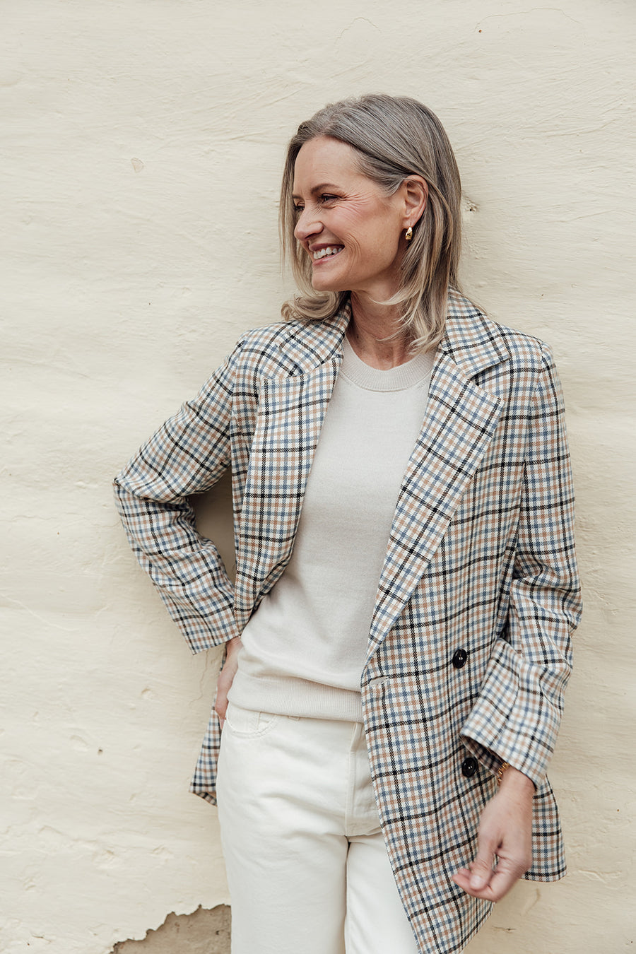 The Scanlan Wool Blazer - Check