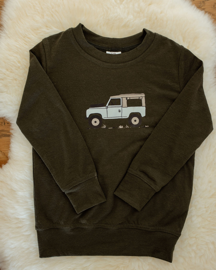 Land Rover Print Merino Top