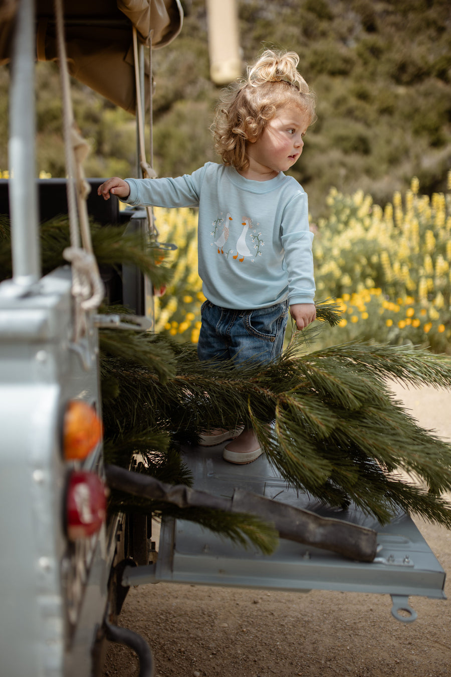 Jemima Duck Print Merino Top