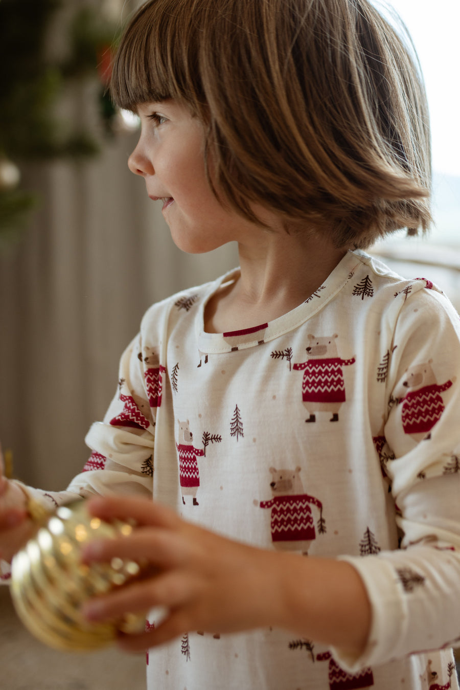 Child Merino Pyjamas - Limited Edition Bailey Bear