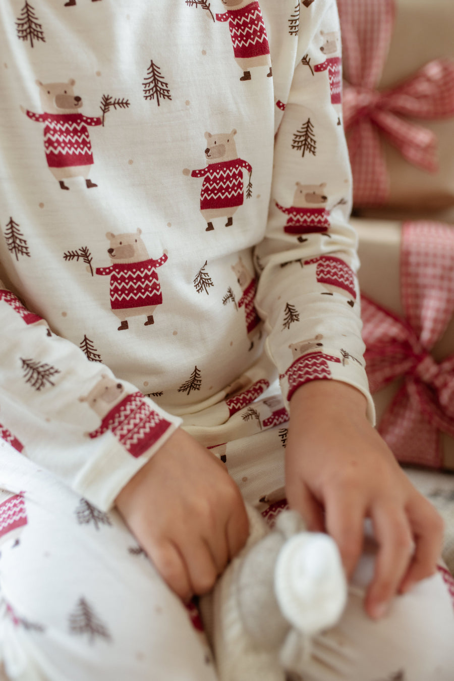 Child Merino Pyjamas - Limited Edition Bailey Bear