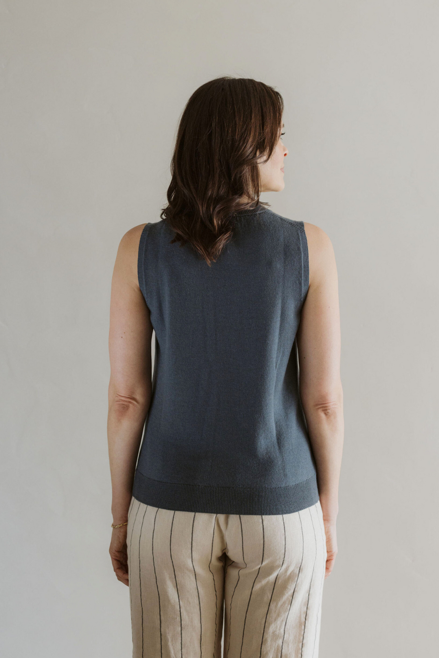 Harmony Merino Singlet - Ocean