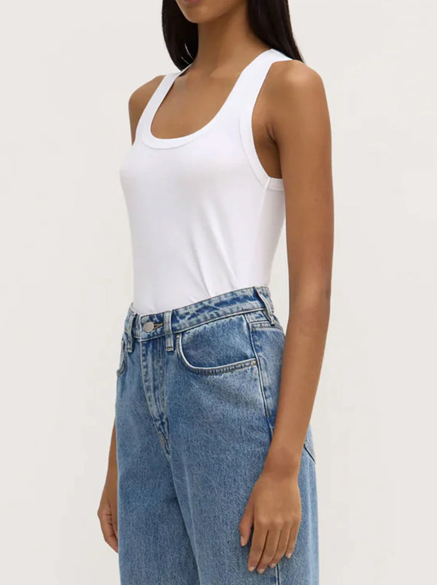 Assembly Label - Robyn Scoop Neck Rib Tank