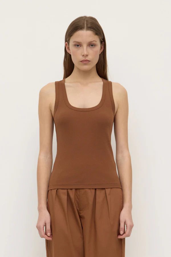 Assembly Label - Robyn Scoop Neck Rib Tank