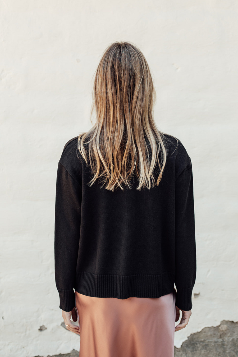 Camille Merino Pocket Cardigan - Chocolate