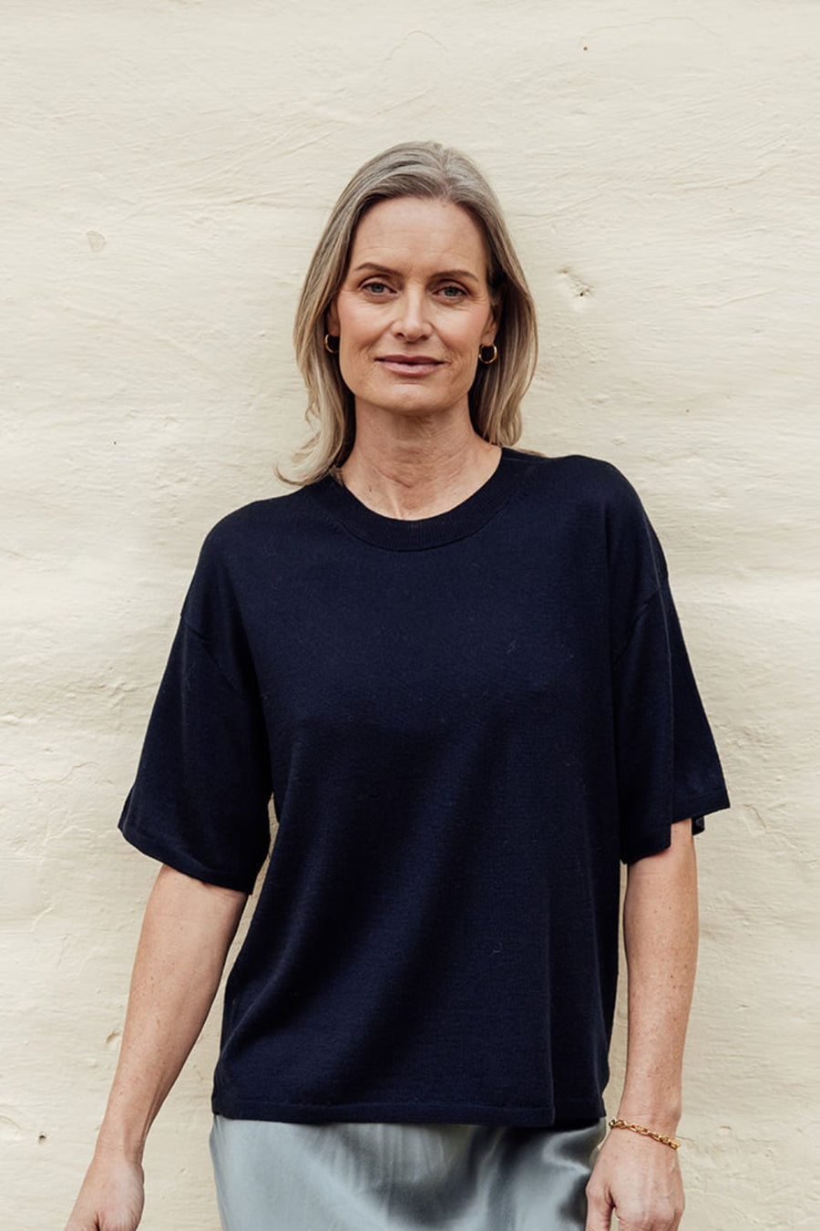 Haven Merino T-Shirt - Navy