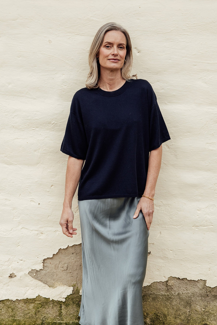 Haven Merino T-Shirt - Navy
