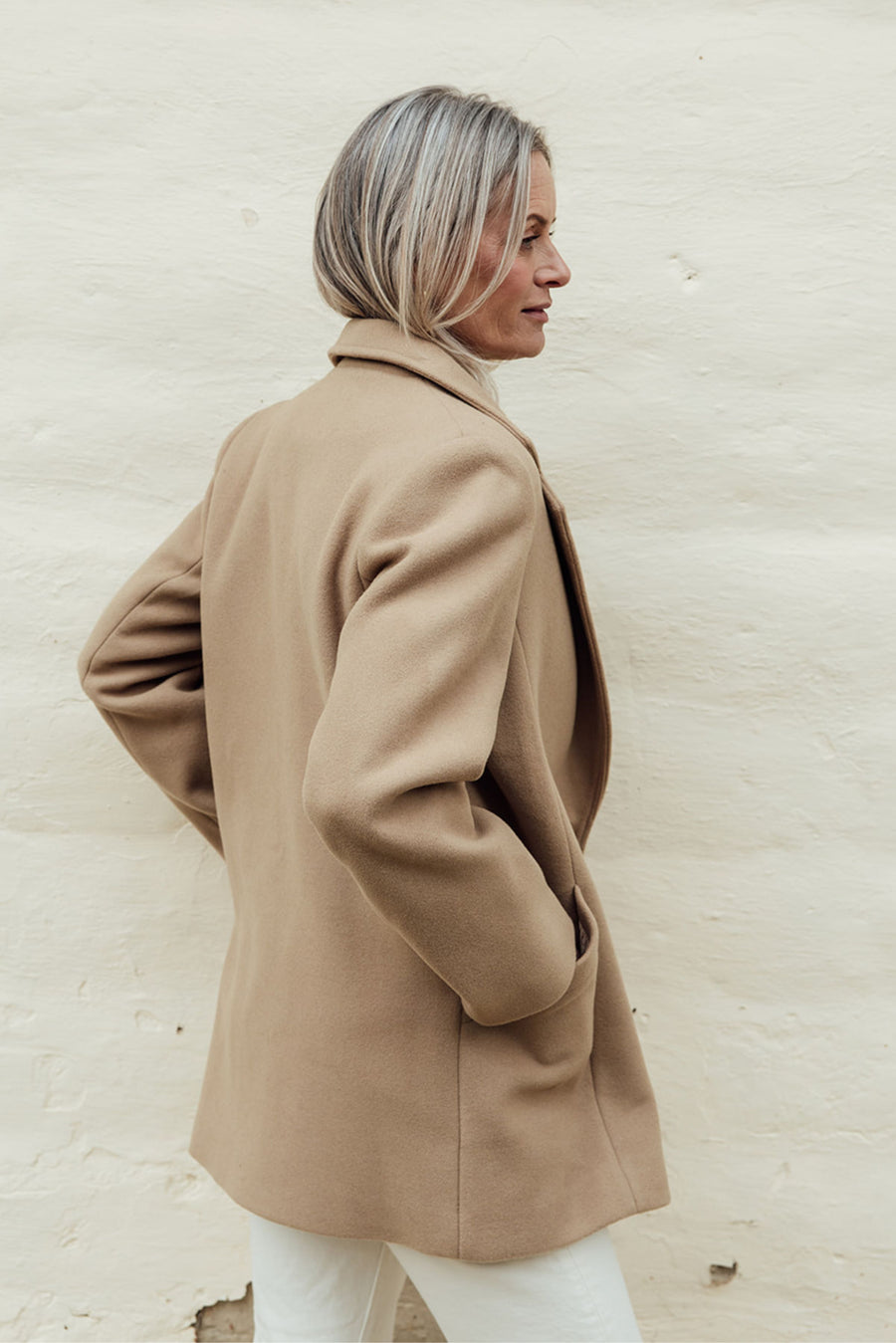 The Scanlan Wool Coat - Tan