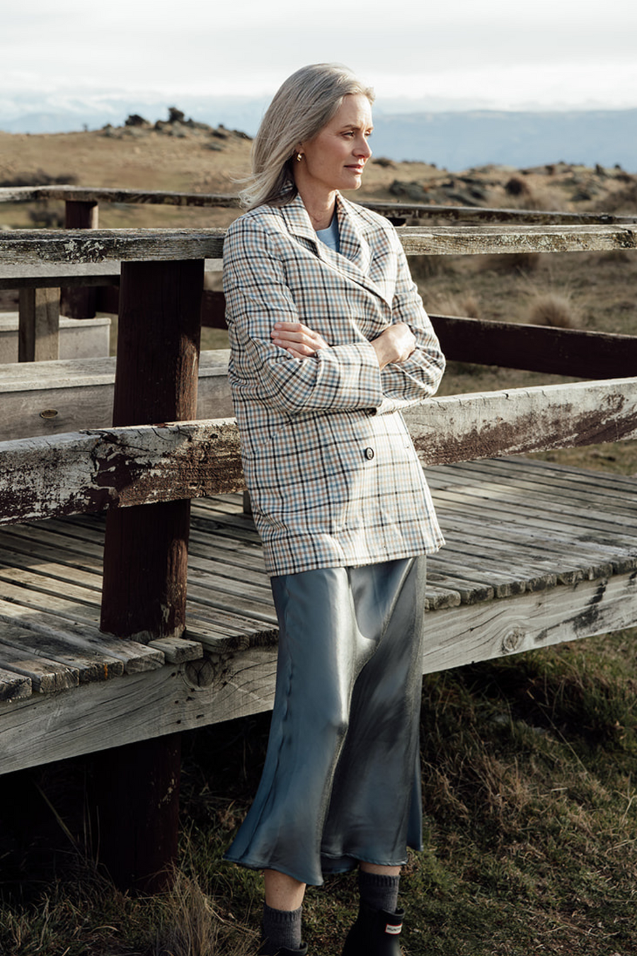 The Scanlan Wool Blazer - Check
