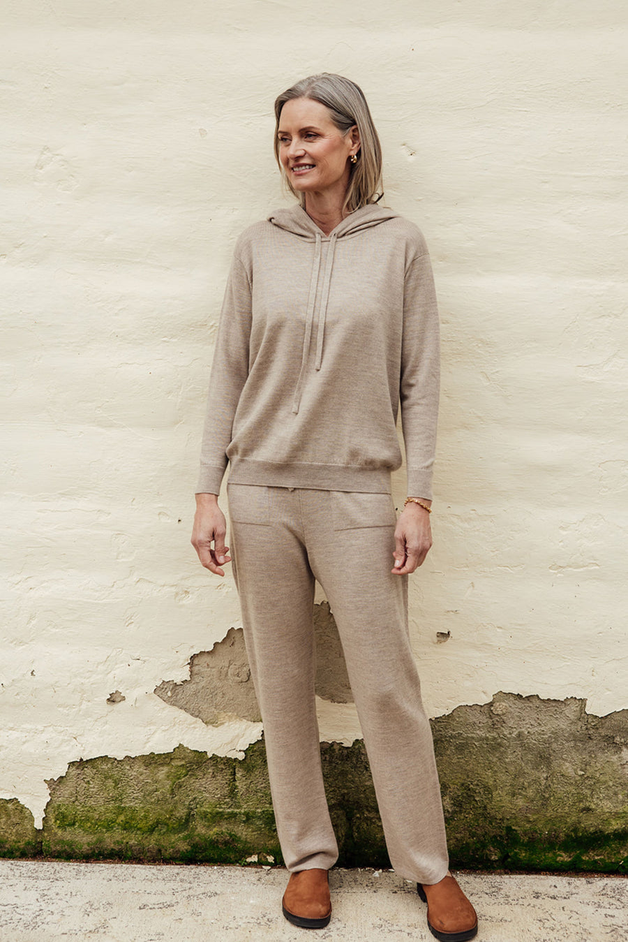Ultrafine Merino Pant - Latte