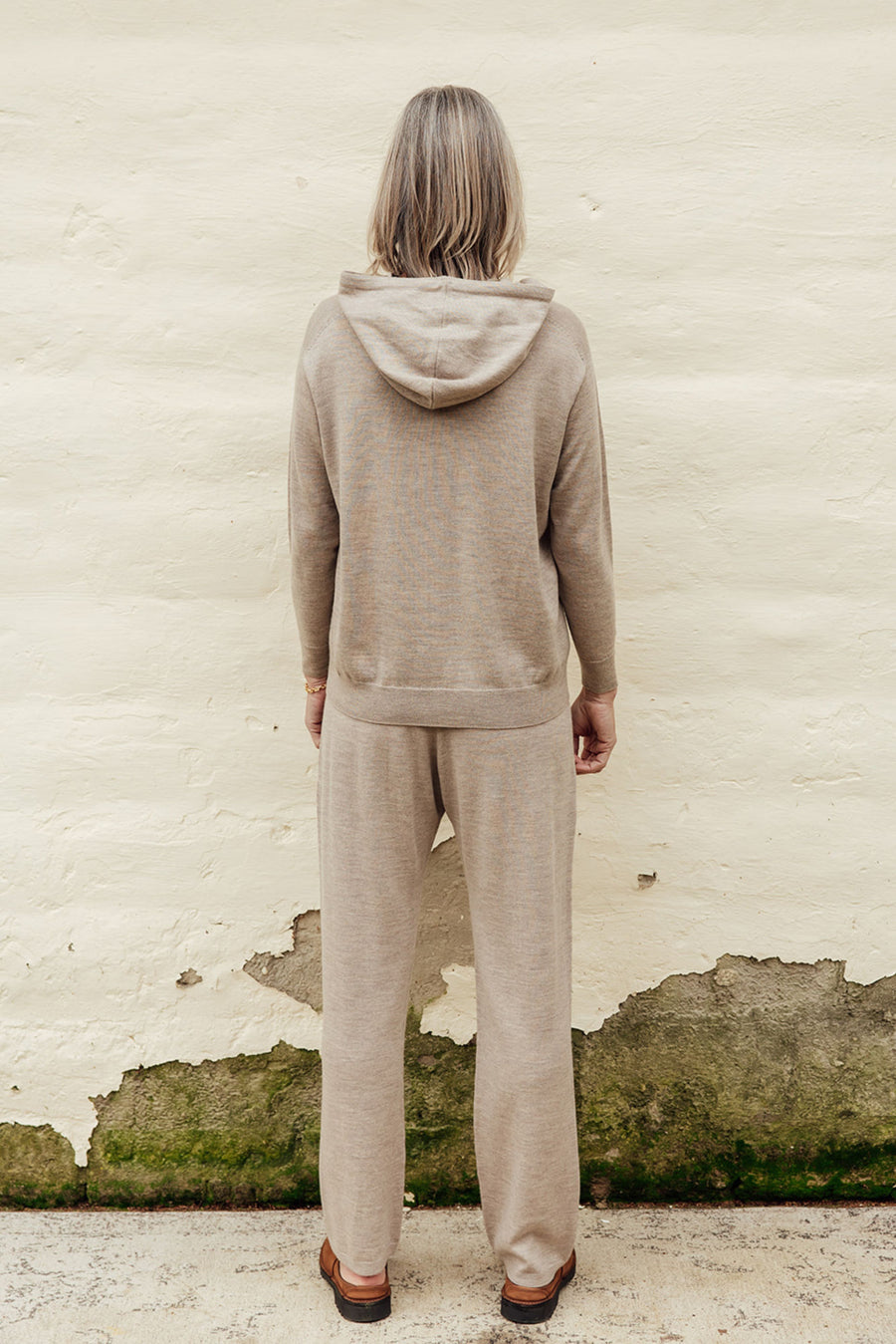 Merino Hoodie - Latte