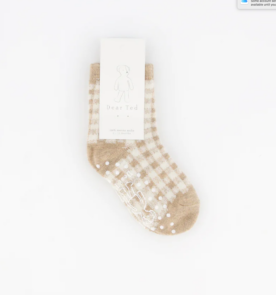 Dear Ted - Cedar Check Socks