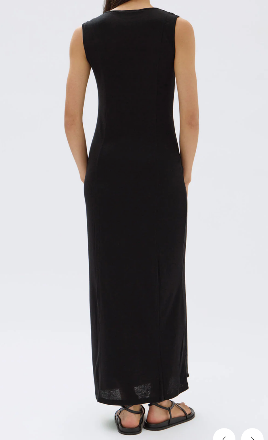 Assembly Label - Penelope Jersey Midi Dress Black