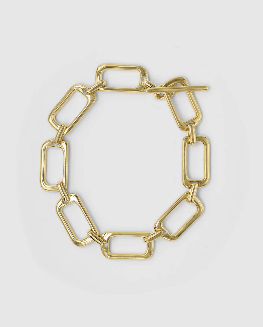 Brie Leon - Bloq Bracelet Gold