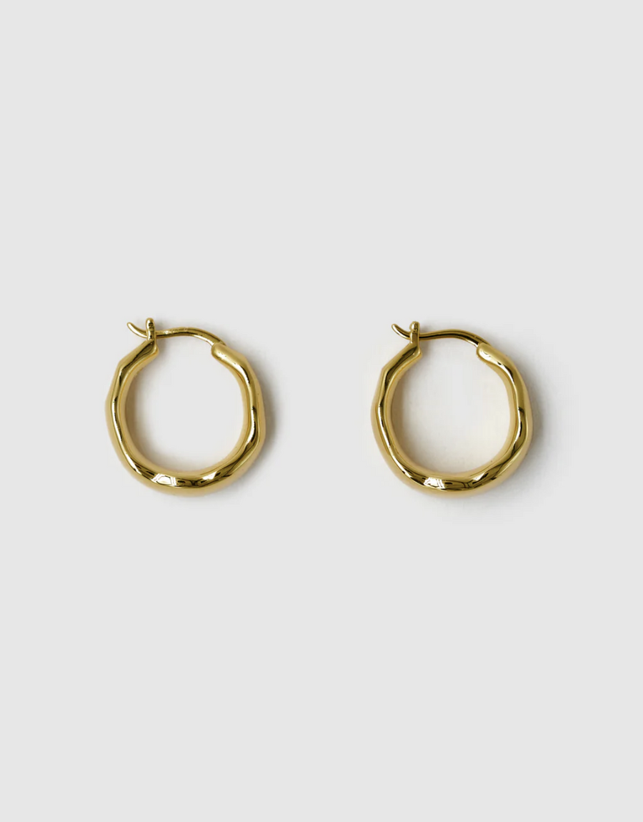 Brie Leon- Organica Curved Earrings Gold