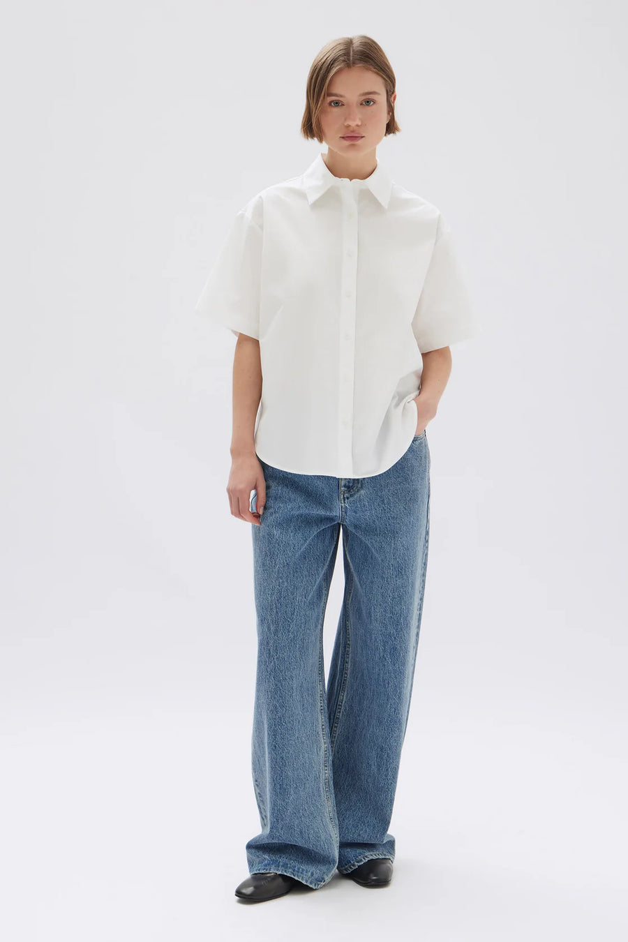 Assembly Label - Tala Poplin Short Sleeve Shirt