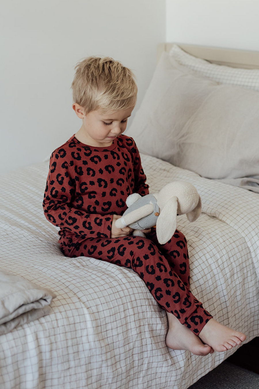 Child Merino Pyjamas - Leopard