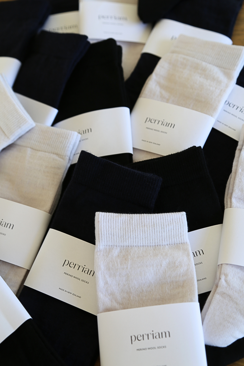 Perriam Everyday Merino Socks - Black