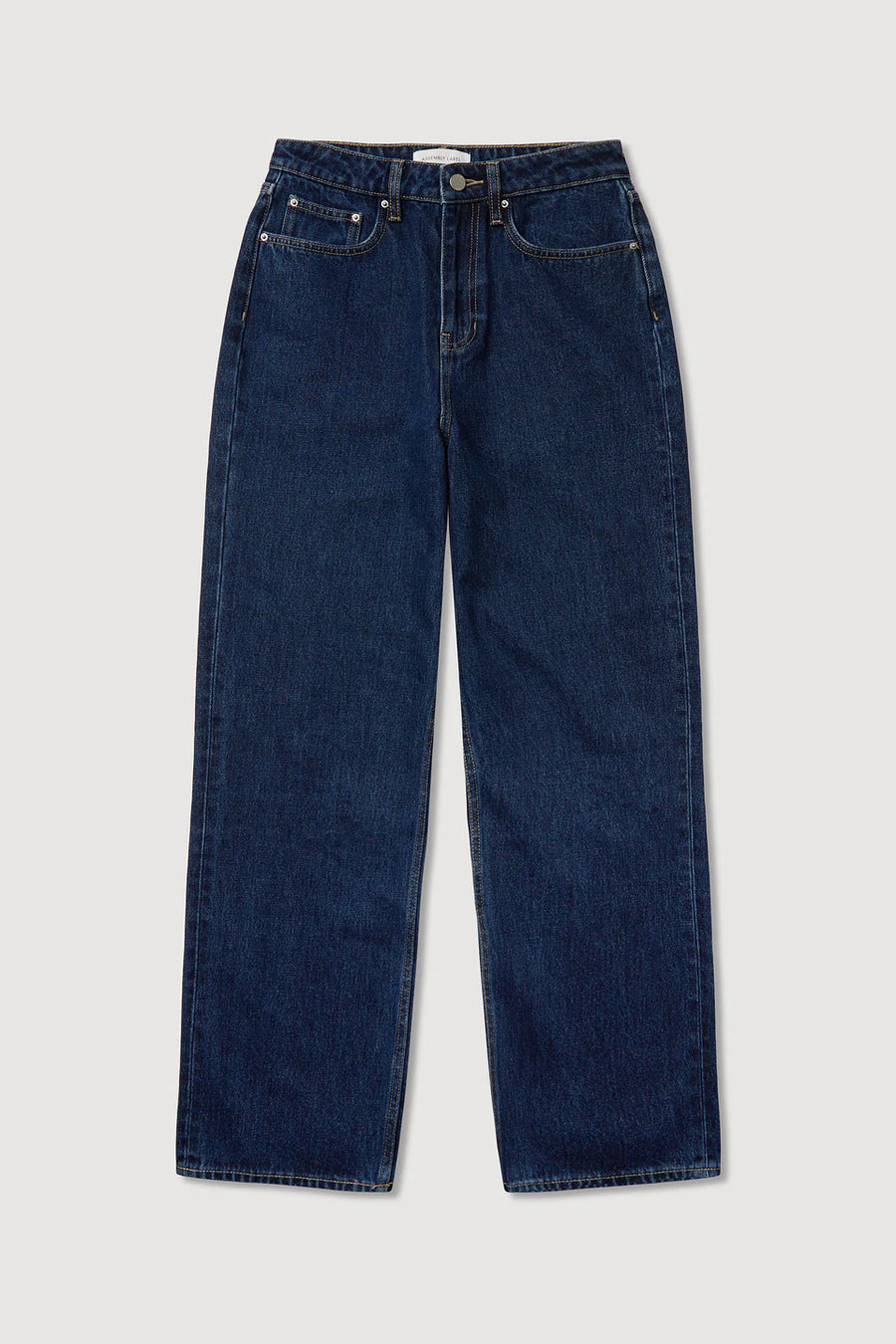 Assembly Label - Vintage Straight Jean- Heritage Blue