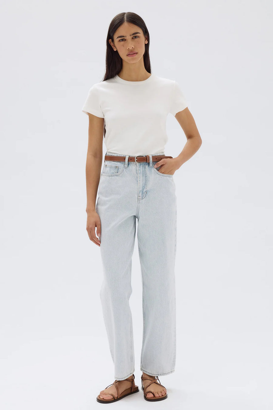 Assembly Label - Vintage Straight Jean Bleach