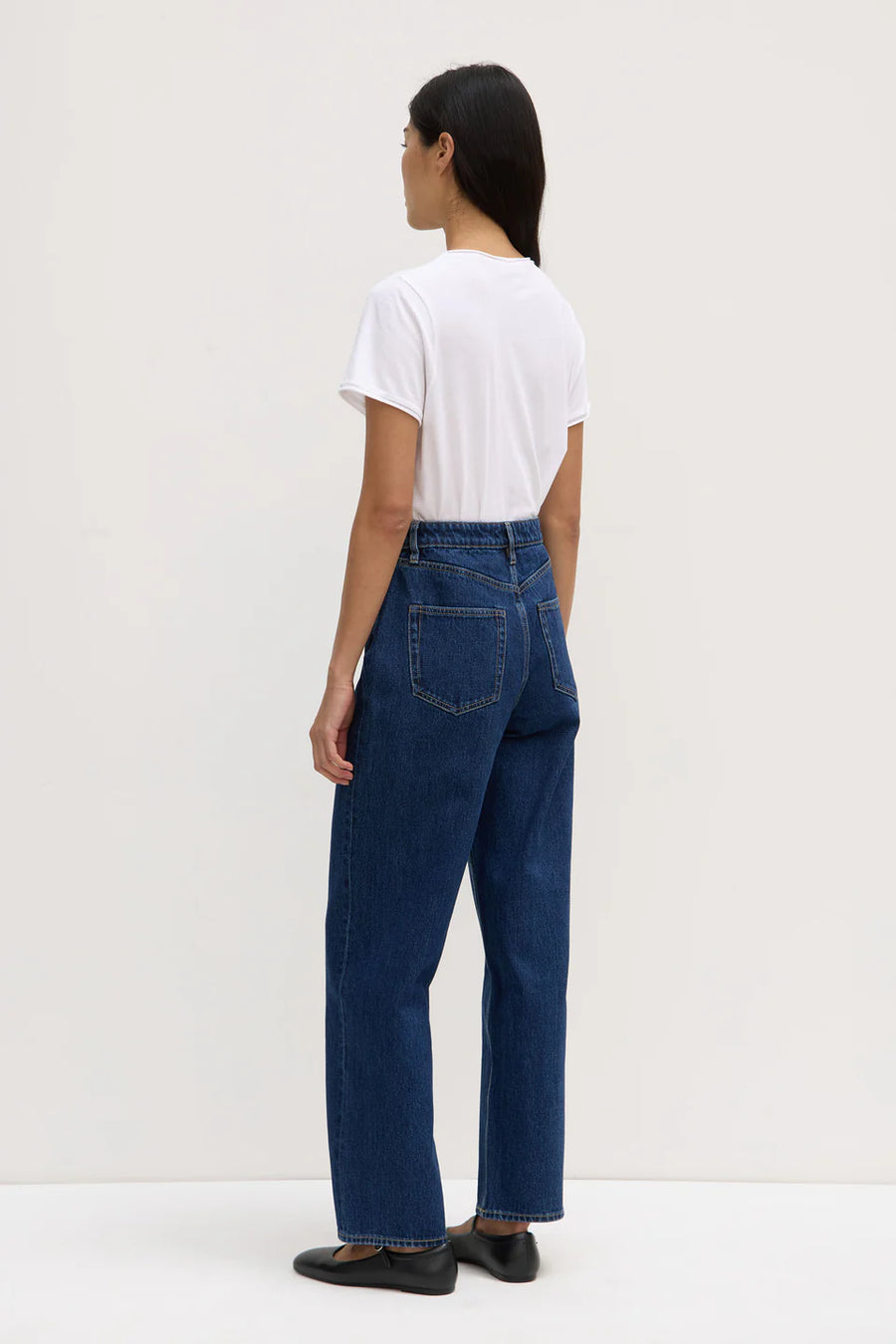 Assembly Label - Vintage Straight Jean- Heritage Blue