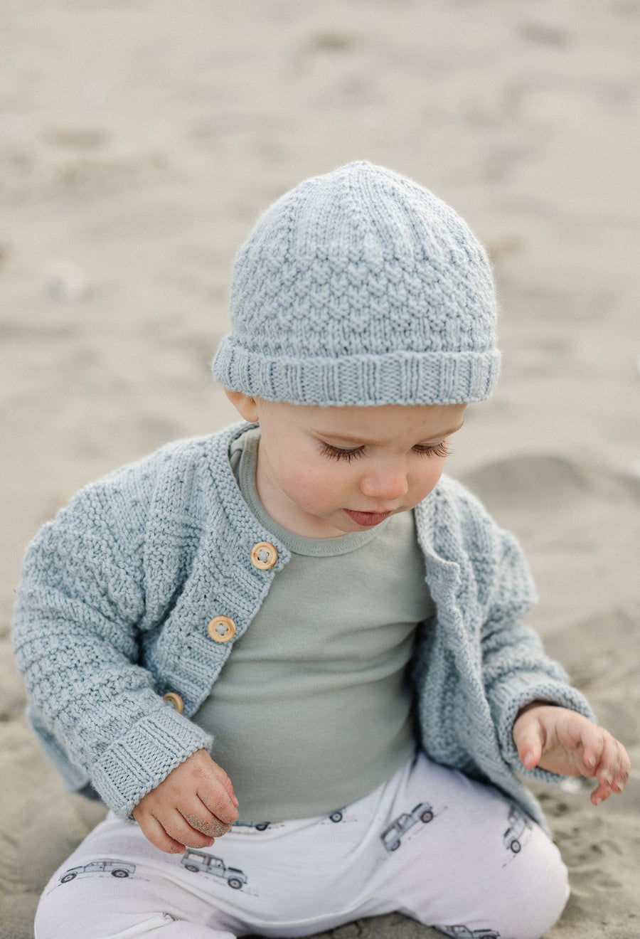 Austin Cardi & Hat Knitting Pattern