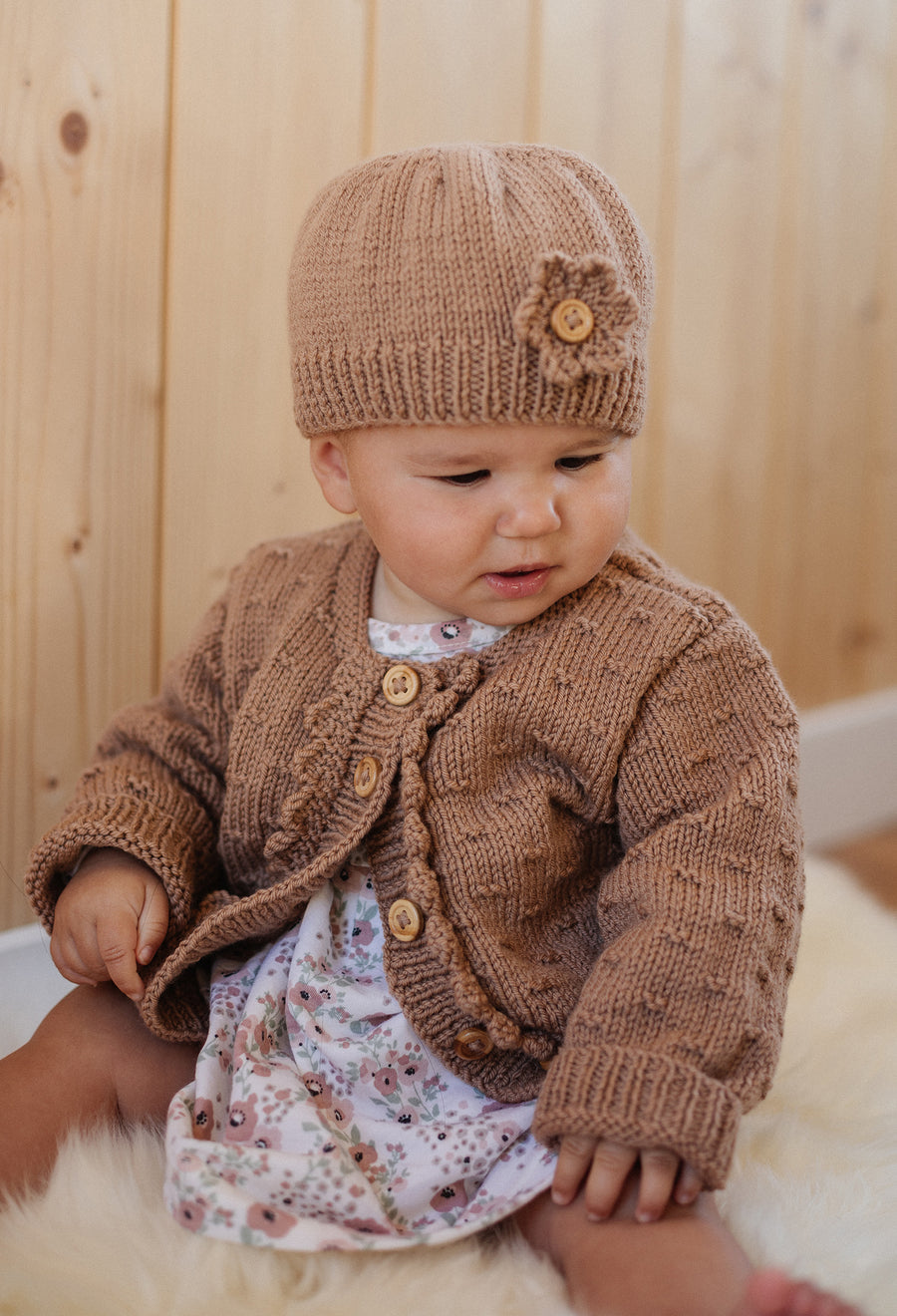 Imogen Cardi & Hat Knitting Pattern
