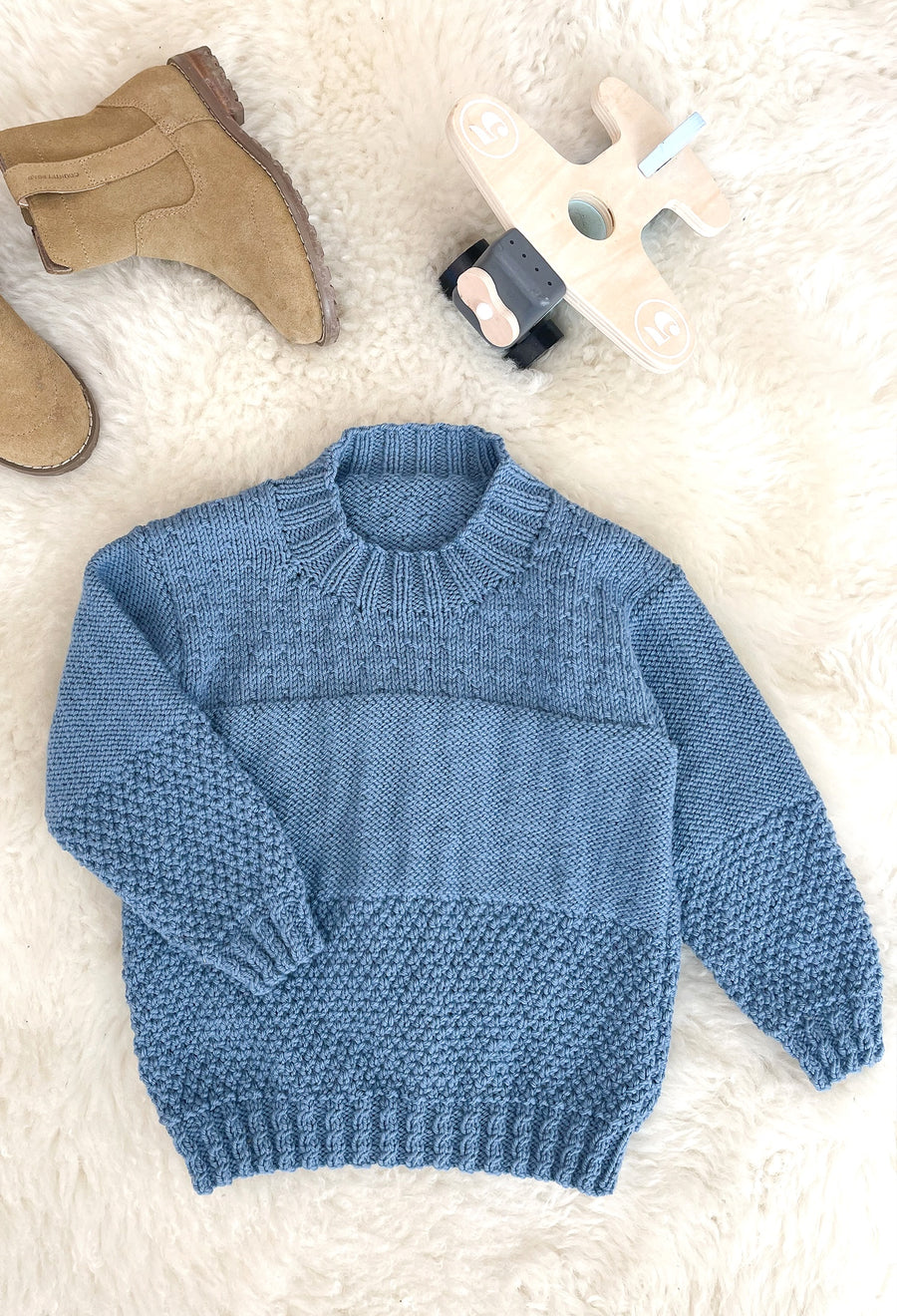 Marzipan Twist Sweater Knitting Pattern