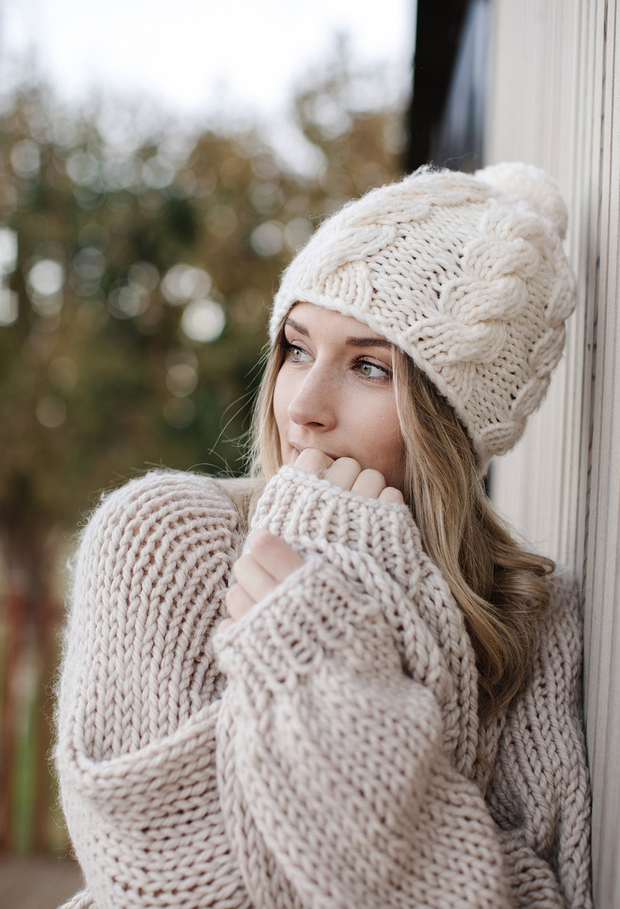 The Mimi Cable Hat Knit Kit